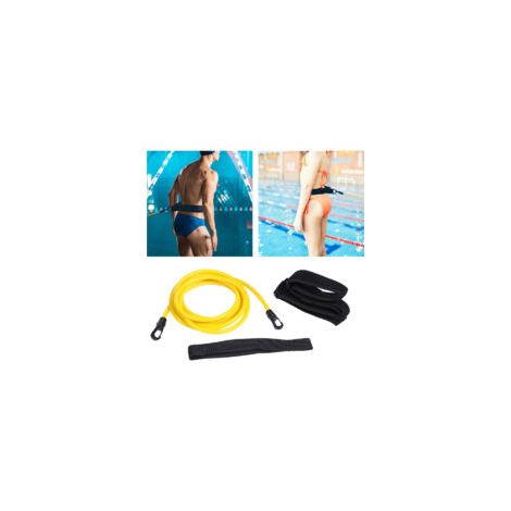 Sangle de natation réglable pour piscine - 3 m - Corde de traction - Pour l'entraînement de natation - Pour la piscine - Pour adultes et enfants (1/5)