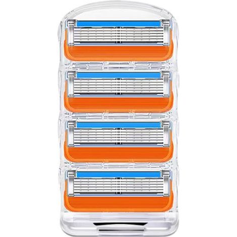 4 Lames de rasoir pour homme compatibles Fusion ProGlide – Rasage précis et doux pour usage quotidien (1/2)