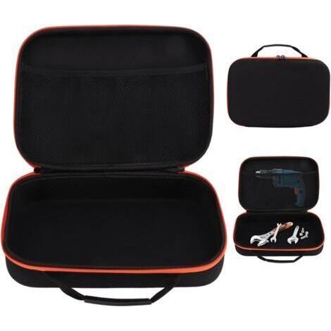 Étui de Stockage pour Perceuse électrique, Sac Pochette à Outils Sac Conteneur à Outils Oxford Tissu Accessoire Mallette de Rangement Outils de Coupe Organisateur de Stockage (1/4)