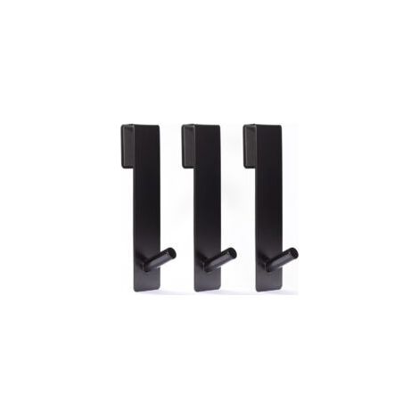 3-teilige Duschhaken, Duschtürhaken, wandmontierte Glashandtuchhaken, bohrfreie Badezimmerhandtuchhaken für Glasduschtüren (13,5 cm) (1/5)