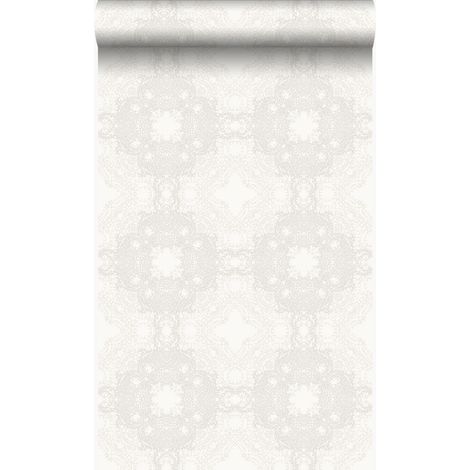 papier peint forme graphique blanc - Origin Wallcoverings (1/5)