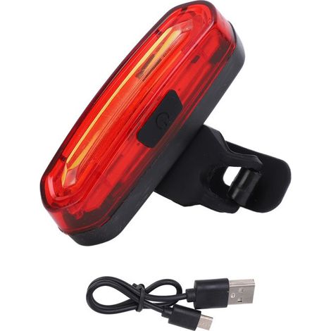 Fanale posteriore per bicicletta ricaricabile tramite USB, con design impermeabile per garantire la sicurezza durante le pedalate all'aperto. (1/5)