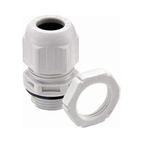Wiska 10066525 Pressacavo filettato M16 Poliammide Grigio (RAL 7035) 50 pz.