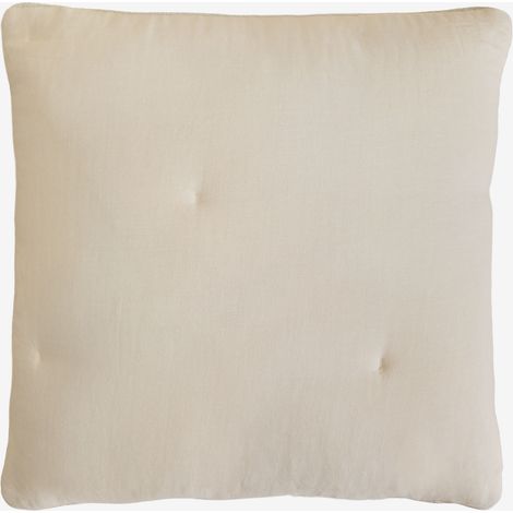 SKLUM Quadratisches Kissen aus Baumwollgaze Becourd (50 x 50 cm) Creme-Beige                                  