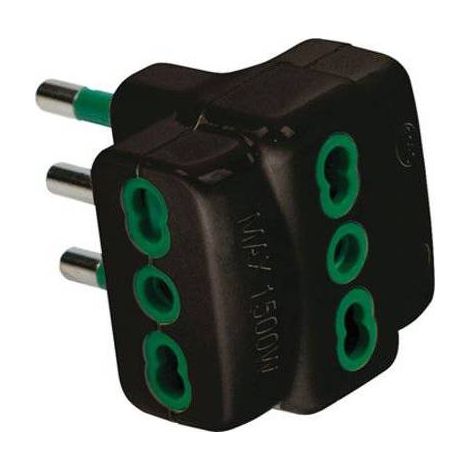 10,0 x ADATTATORE TRIPLO 16A-16A GARANTI
