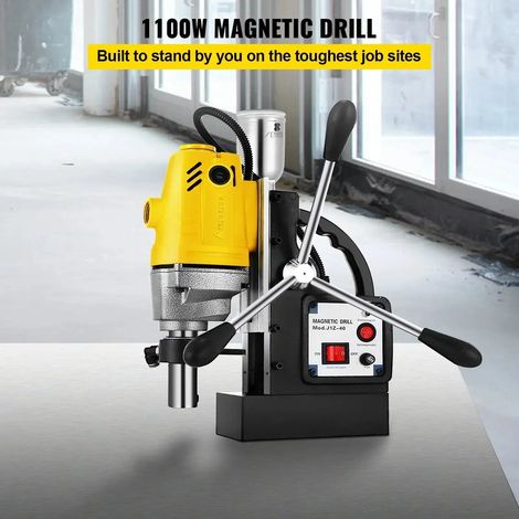 SIHAO Magnetbohrmaschine 1100W MD40 550RPM 220V Magnetische Bohrmaschine Gelb (1/5)