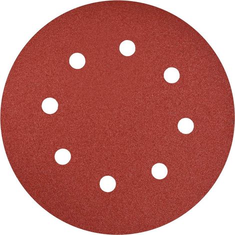 Schleifpapier für eine Scheibe mit Löchern 190 mm P80 (10er-Packung) /Gipsschleifer/ (10/1000) (1/2)