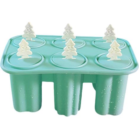 Cette machine à glace permet de préparer des crèmes glacées. Fabriquée avec des matériaux sûrs, elle est idéale pour les goûters en famille. Disponible en vert et bleu rafraîchissants. (1/5)