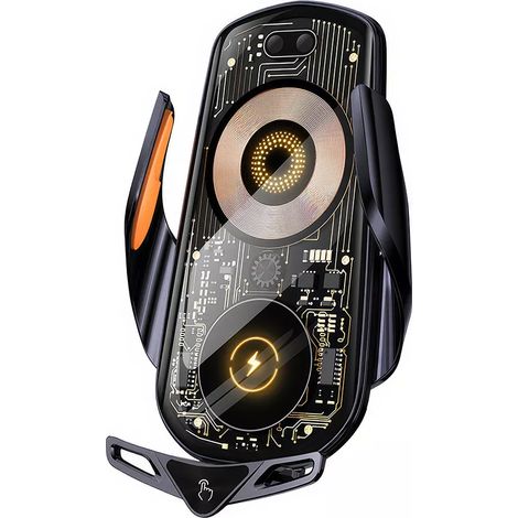 Support de charge sans fil par induction pour voiture - Noir - Support de charge sans fil par induction pour voiture - Noir