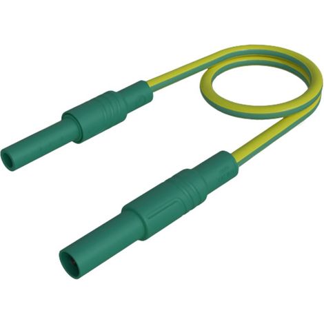 SKS Hirschmann  MAL S GG-B 100/2,5 gelb/grün Puntali di sicurezza [Spina sicurezza 4 mm - Presa di sicurezza da 4 mm] 100 (1/2)