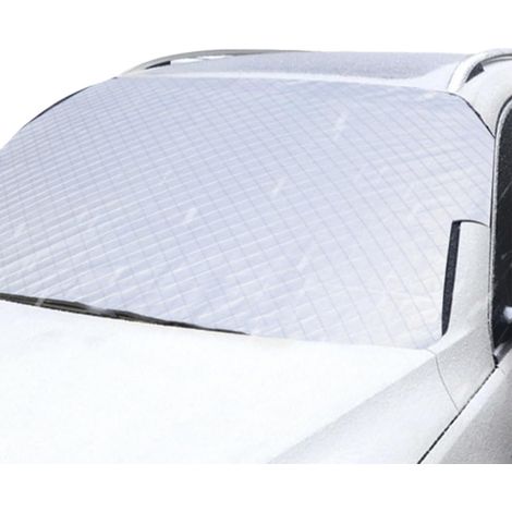 Copertura per parabrezza anteriore dell'auto: copertura magnetica invernale che protegge da vento, neve, polvere, gelo, sole, con magnete, adatta alla maggior parte delle auto