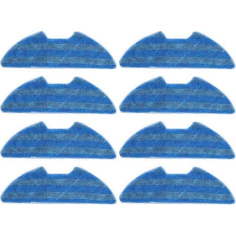 Serpillière Cloths Lot of 8 pour GUTREND LENS 610 – Vision 730 – 520 ICLEBO G5 Aspirateur to Enhance Performance (1/5)