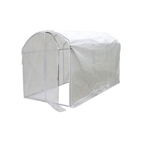 Serre tunnel 6 m² – Dimensions L. 200 x P. 300 x H. 195 cm – Toile PE armée 140 g/m² anti-UV – Structure en acier Ø 32 mm – Jany France