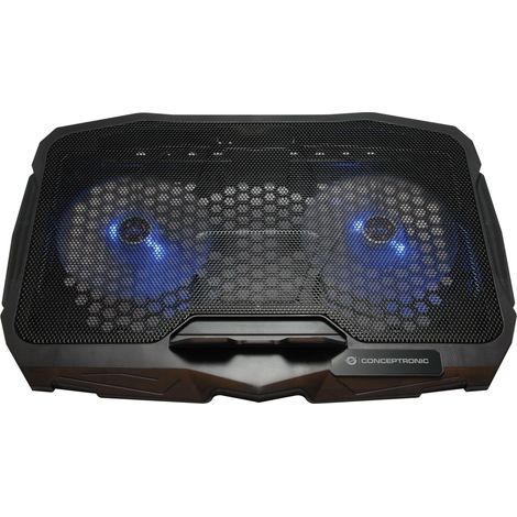Conceptronic THANA07B base di raffreddamento per laptop 43,2 cm (17") Nero (1/4)