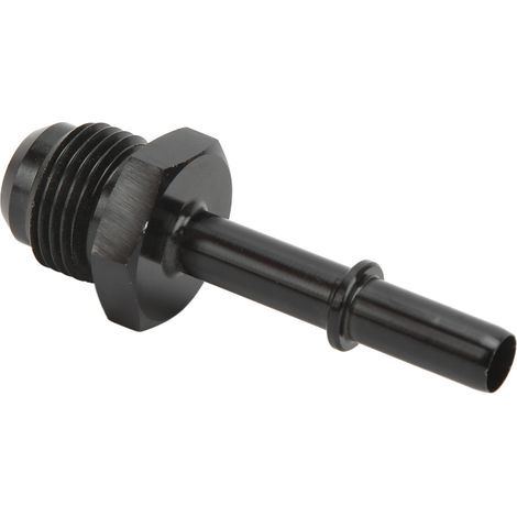 Schnellkupplungs-EFI-Steckeradapter mit Markierung, schwarz eloxiert, für AN6-5/16-Zoll-Kraftstofffilterrohr-Stromanschluss (1/5)