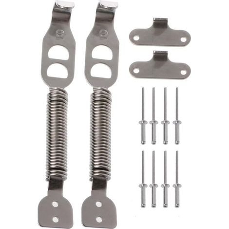 Inoxydable Capot Ressorts Clips Capot Panneau Panneau Race Rally Paire Serrure pour Impreza EJ18 (1/5)