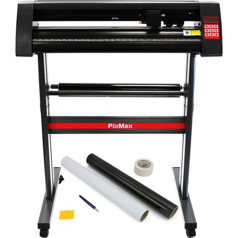 Cortador de Vinilo de 720mm con Kit para Eliminación de Malezas (Cuchilla, Limpiacristales y Cinta Adhesiva) Accesorios para Cortadora Vinilo Plóter de Corte Plotter Vinyl Cutter with Accesories