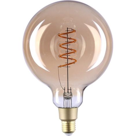 Ampoule connectée Wi-Fi 4W - 230 V, Incadescente couleur blanc chaud 2700 K, E27, 260 Lm, Efficacité classe F, Commande à distance app (1/5)