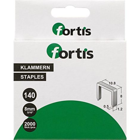 Grapas De 14 Mm A 2000 Unidades Fortis