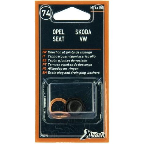XLTECH 1 bouchon de vidange + 2 joints VAG-Opel M14