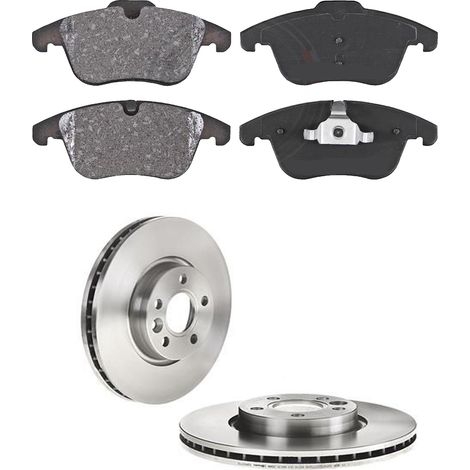 KIT FRENI ANTERIORI compatibile con VOLVO XC70 II (136) - DISCHI + PASTIGLIE OEM: P 24 076 , P 24 077 / 17752 , 17753 , 17930 /SOSTITUZIONE DIRETTA/BASSA POLVERE/SILENZIOSO (1/5)