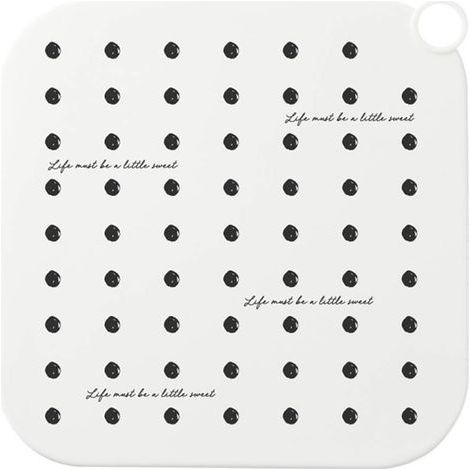 Bouchon de vidange carré, en silicone, anti-odeurs, pour évier de cuisine et salle de bain (1/4)