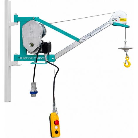 Élévateur de chantier IMER AIRONE 200 NEO 200 kg – hauteur de levage 30 m – vitesse 19 m/min – treuil professionnel pour matériaux de construction
