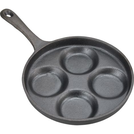 Non-stick 4-hole Cast Iron Egg Frying Pan (1/5)