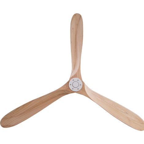Ventilatore da soffitto senza luce in legno naturale HOMVRA (1/5)