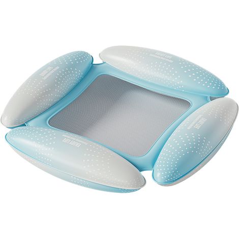 Matelas Flottant Pliable en Tissu Maille – Chaise Longue Aquatique Portable pour Piscine et Plage, Lit Flottant Confortable et Résistant