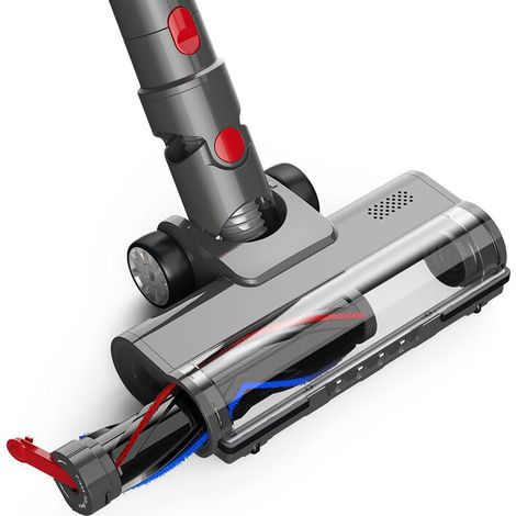 Brosse pour Dyson V7 V8 V10 V11 V15 sv10 sv12 sv14 sv15, Tete Balai Dyson avec Brosse Turbo et Brosse Velours Douce, 4LED et Verrou de Gâchette, Accessoire Dyson pour Moquette, Parqu (1/4)