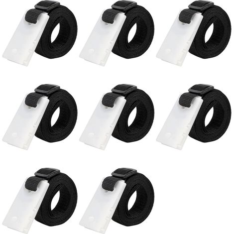 Set mit 8 Befestigungsgurten für Solar-Poolabdeckungen, Sonnenschirmrollen, Spanngurte für Poolabdeckungen, Zubehör für Solar-Poolabdeckungsrollen (1/4)