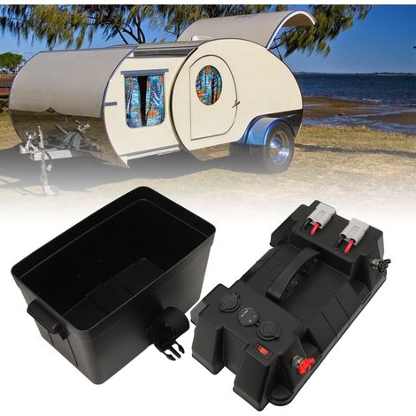 Tragbare 12V-Multifunktionsbatteriebox für Wohnmobile und Anhänger (Verkauf ohne Batterien) (Verkauf im Karton) (Übergröße) (Übergewicht) (1/5)