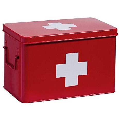 ZELLER Medizin-Box, aus Metall, in , Länge: 32 cm