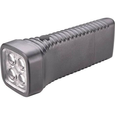 AccuLux MultiLED lampada portatile nera con illuminazione potente