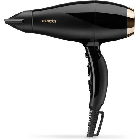 BABYLISS 6714E - Seche-cheveux Super Pro 2300W - 3 temperatures/2 vitesses - 120 km/h de vitesse dair - Bouton air froid