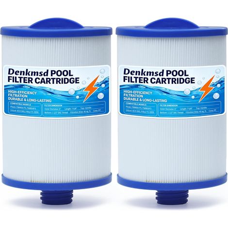 Juego de 2 filtros para spa, para Unicel 6CH-940, para PWW50P3, para skimmer de acceso frontal Waterway y Filbur FC-0359 (1/5)