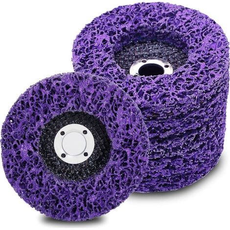 Rust Removal Disc, Paint and Oxidation Removal, Abrasive Angle Grinding Disc (5 Pack - 4-1/2" x 7/8") (1/5)