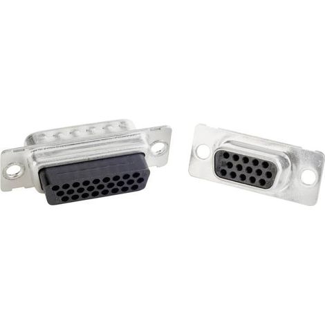 Conec 163X10169X Connettore maschio SUB-D 180 ° Numero Poli (num): 15 A crimpare 1 pz.
