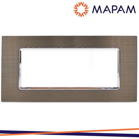 PLACCA ALLUMINIO M5006LL-5 JOY 6P TESTA DI MORO