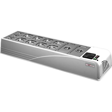 Structure frigorifique 7 GN 1/3 h150 mm - Diverso