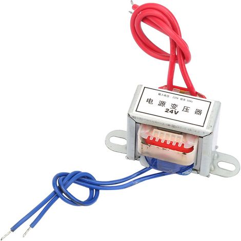 Tensione di uscita CA 12V/24V, ingresso 2W, ingresso 220V 50Hz, trasformatore di alimentazione singolo (24V) -Crezuo