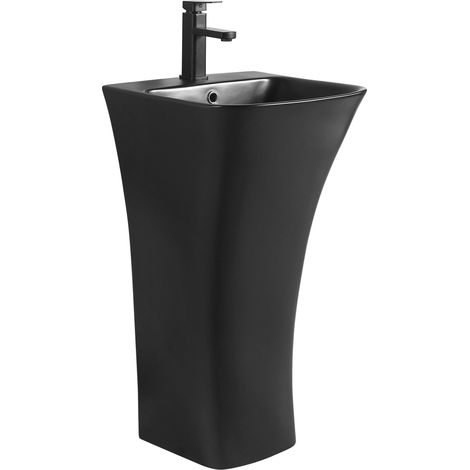 Mexen Nel lavabo independiente 45 x 44 cm, negro mate - 26134570 (1/2)