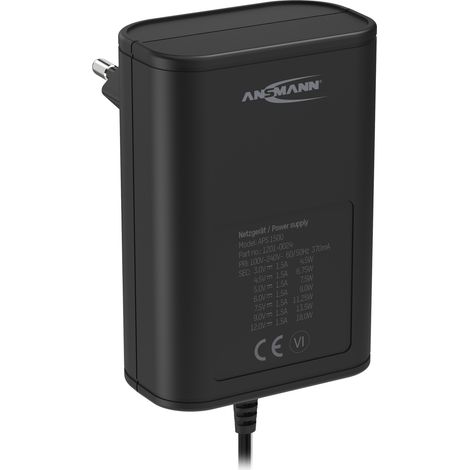 Ansmann APS 1500 Universal Steckernetzgerät 3-12V (1/10)