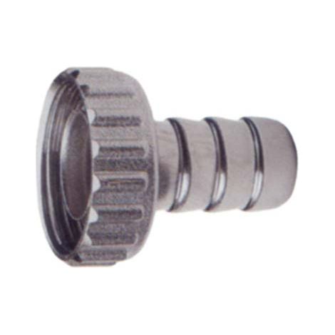 PORTAGOMMA + GHIERA X RUBINETTO - OTTONE CROMATO 3/4- 10 pezzi