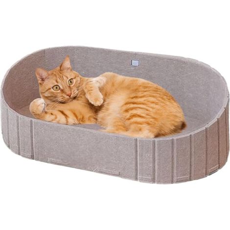 Lit pour animaux de compagnie pour petits chiens lit en fourrure (1/5)