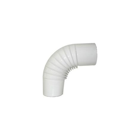 GOMITO P/STUFA 90 D 15 CM BIANCO (1/2)