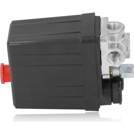 Automatischer Druckschalter für Luftkompressoren, 4-Loch, 90–125 PSI, Zubehör 220 V/380 V (1/5)