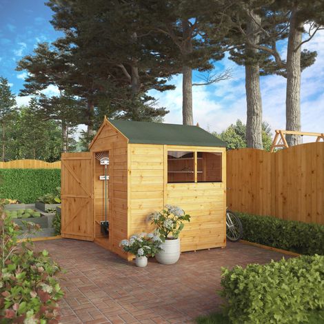 Waltons 6 x 6 Premium Wooden Shed Shiplap Apex Tongue and Groove with Windows 6ft x 6ft (1/5)