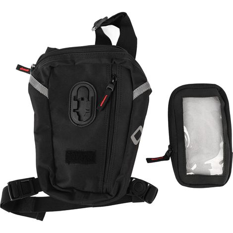 Sacoche de vélo étanche grande capacité, poche téléphone détachable pour écran tactile, idéale pour voyage et camping. (1/5)